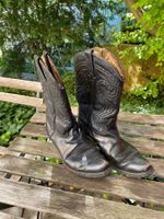 Original gebrauchte Cowboy Stiefel Leder Diverse Grössen