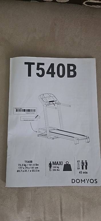 Macchine per carico, silaggio e trasporto: Tapis de course Domyos T540B – Usato da Malleray venduto da Christophenobel 2