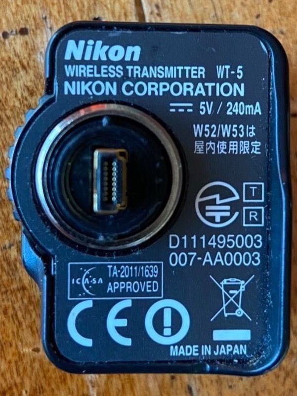 Nikon Kamera: NIKON WIRELESS-LAN-ADAPTER WT-5 – Gebraucht aus zürich von  1