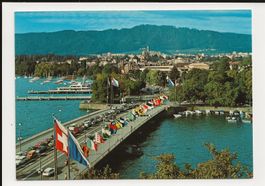 AK ca.1975  Zürich Quai Brücke Mittagsstau 🤔🚗🚗🚗🚗🚗🚗🚗