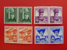 1939 PJ Nr. J89-J92  postfrische ** Paare, Kat: 20.-+