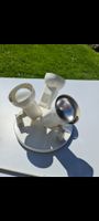 Vintage Spot Lampe, Deckenlampe, Weiss
