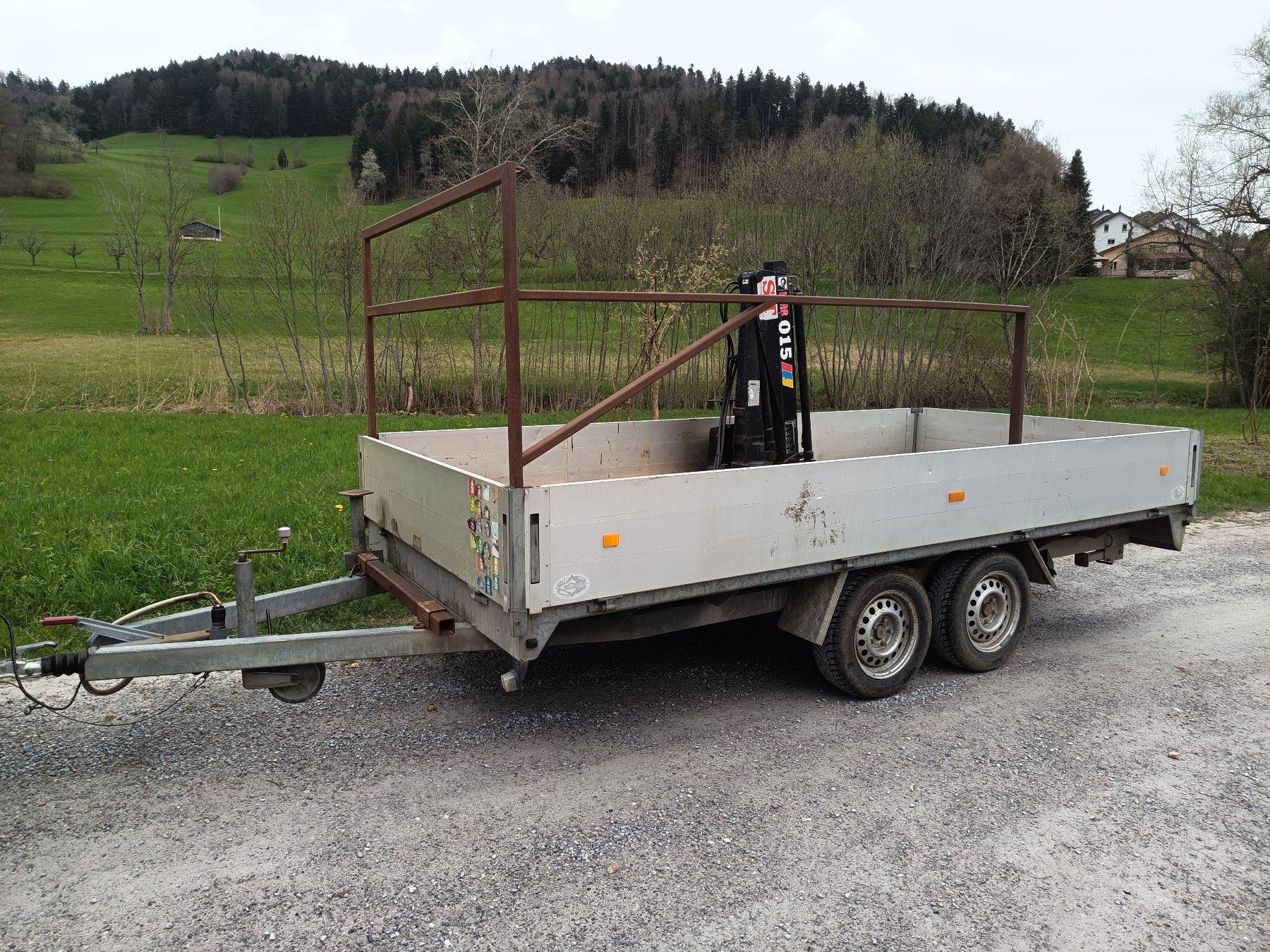 Rimorchi: Anhänger mit Kran – Usato da Bäretswil venduto da Greenman