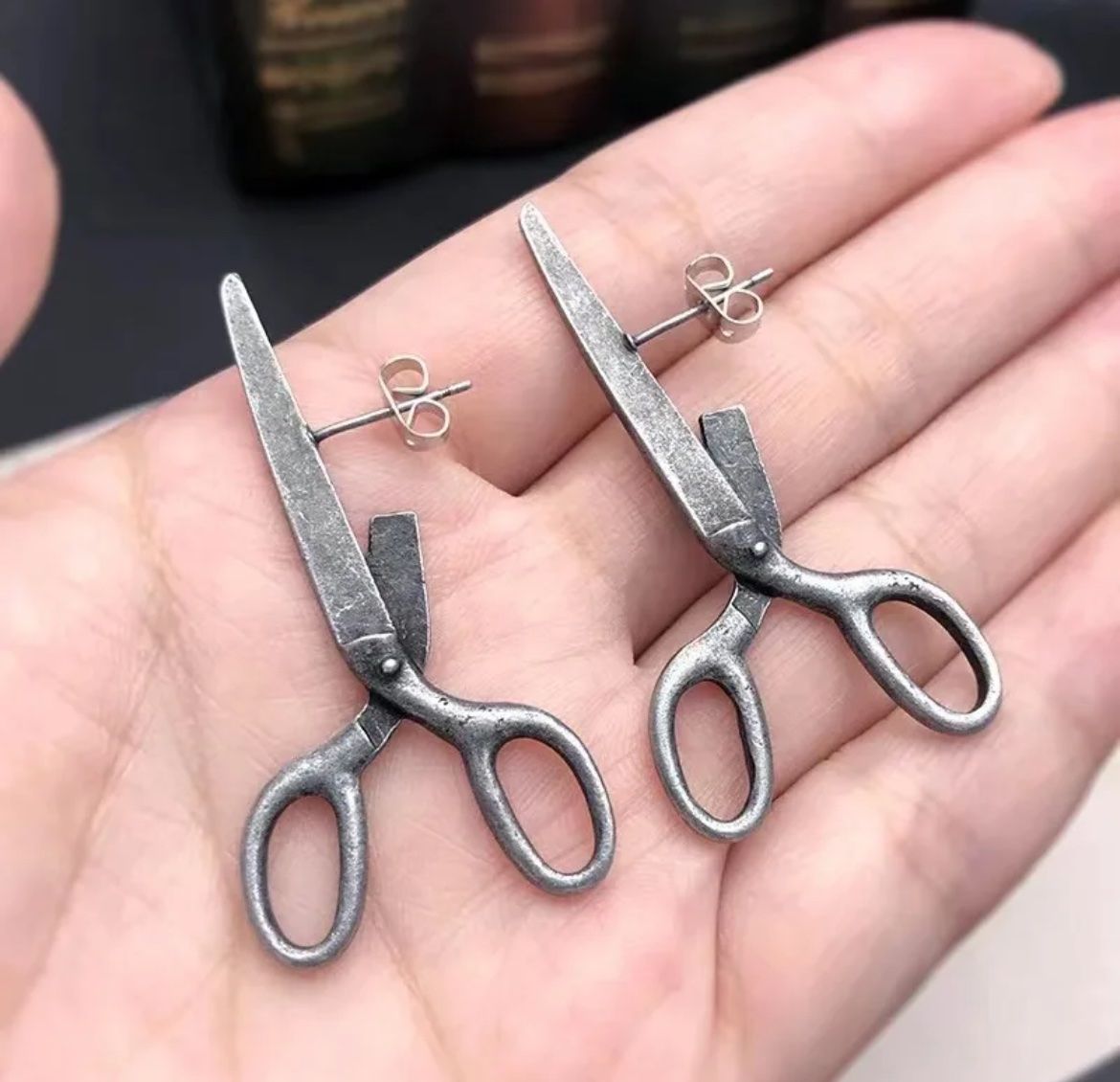 Ohrringe & -stecker: Ohrringe Scheren – Neu (gemäss Beschreibung) aus Gams von Mariawicca