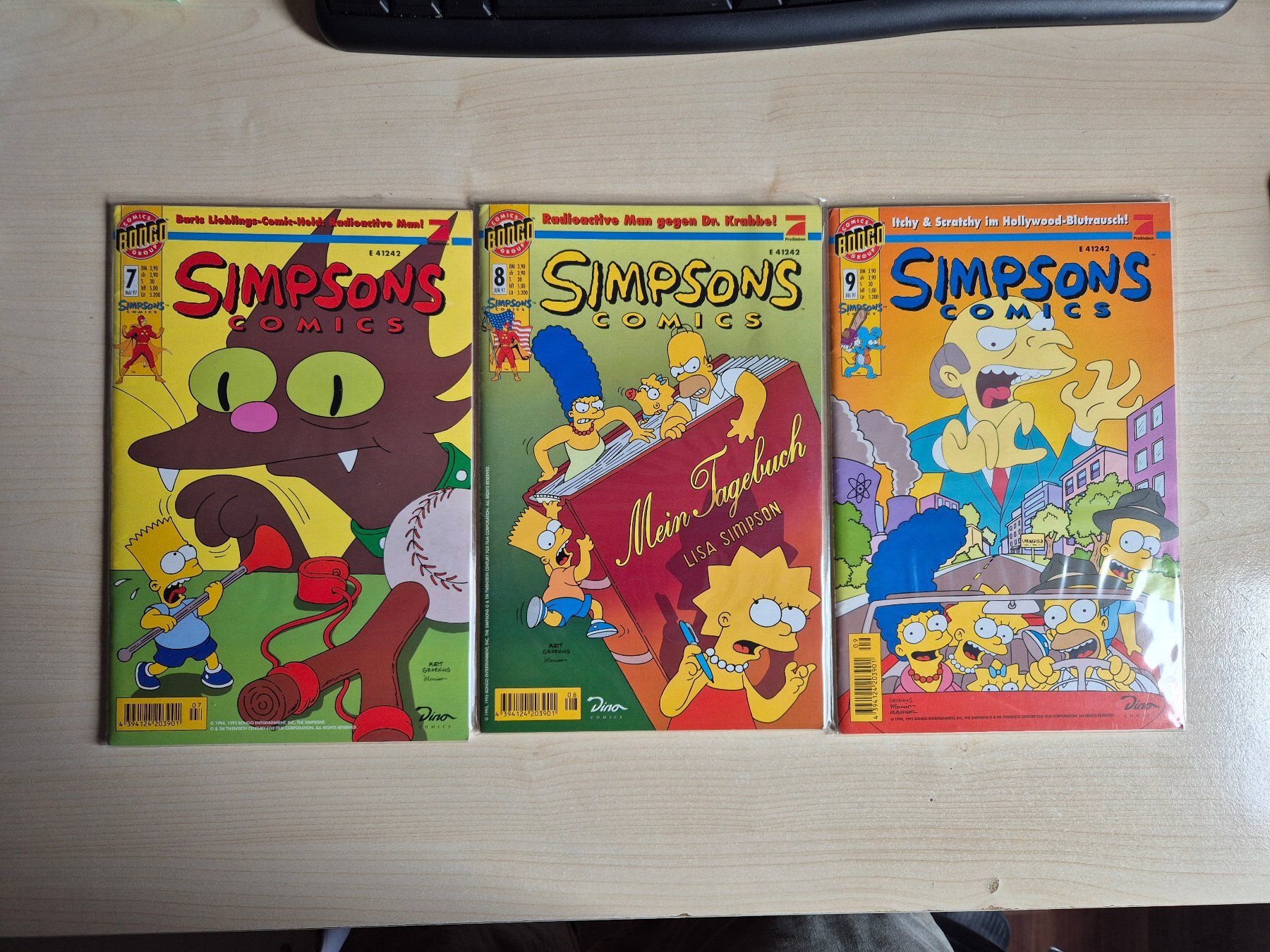 Fumetti: Simpsons Comics Hefte Nr. 1 bis 219 komplett – Usato da Sargans venduto da Gkohler0 2