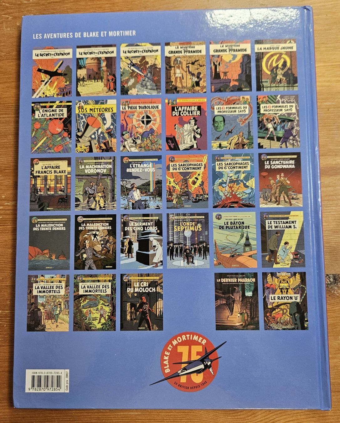 Fumetti: Blake et Mortimer N 28 E.O TBE-G.FORMAT Le Dernier Espadon – Usato da Prévonloup venduto da bitume1975 2