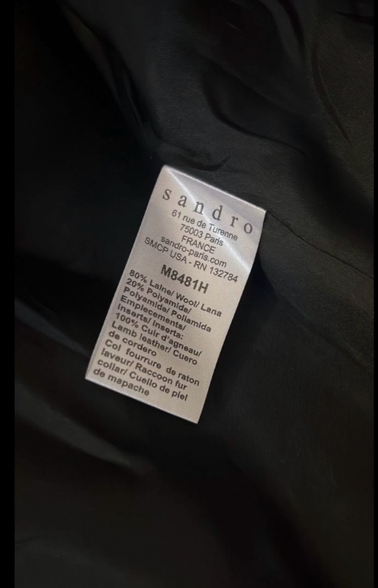 Sandro Cappotti: Sandro Wool Short Winter Coat – Nuovo (secondo la descrizione) da Zollikerberg venduto da Chita440 3