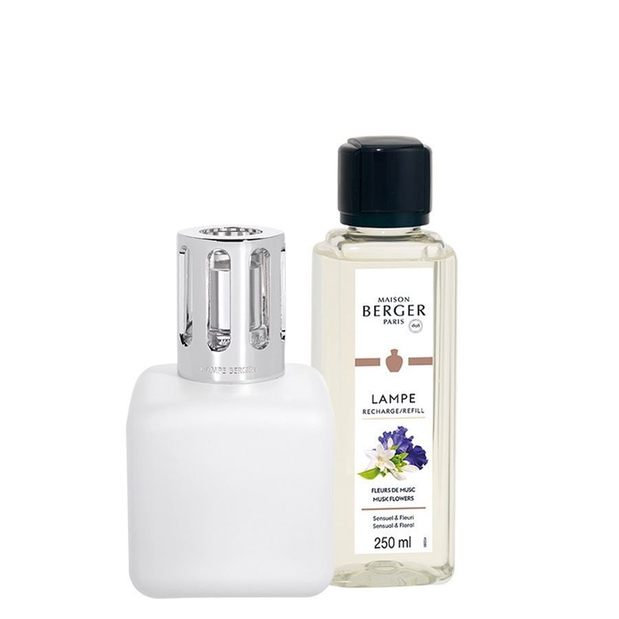 Spray per ambienti: Lampe Berger Set Glaçon Weiss, Moschus – Nuovo e nell'imballaggio originale da Wettingen venduto da Swala