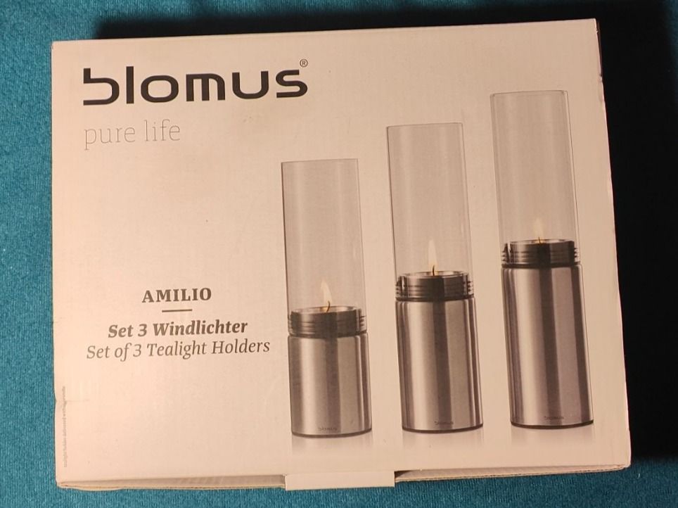 Blomus Kerzenständer: 3er Set Windlicher von BLOMUS (NEU/OV) – Neu (gemäss Beschreibung) aus Rothrist von SiddharthaMoon 2