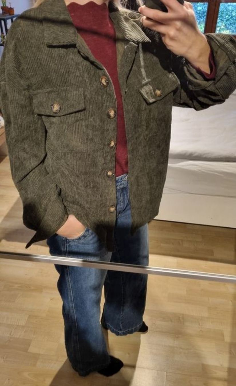 Giacche: Coole Olive Cord Jacke, Gr. S, Neu – Nuovo (secondo la descrizione) da Oftringen venduto da MalousAllerlei 4