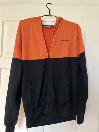Carhartt Kapuzenjackeorange/darkblue Grösse L