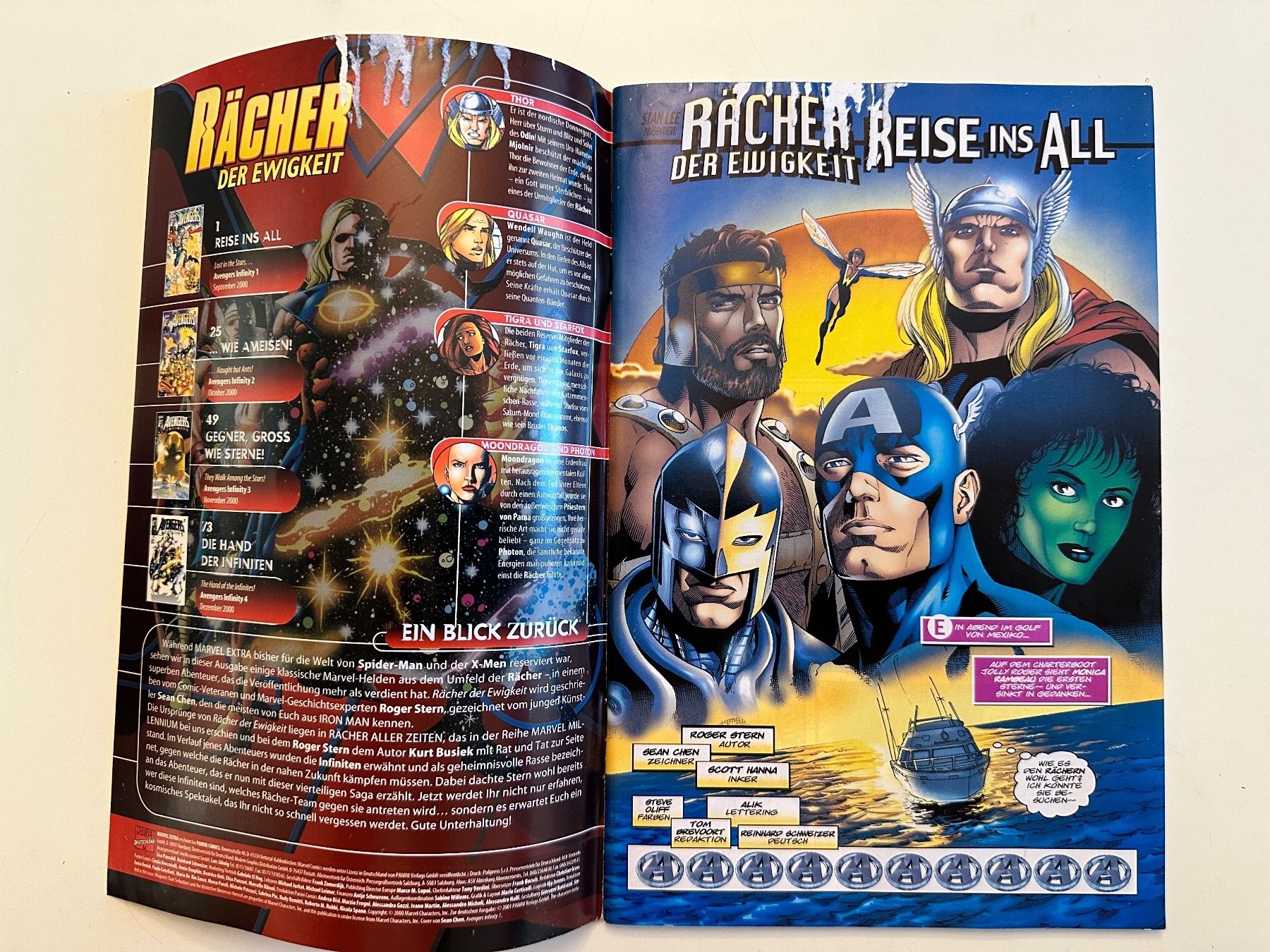 Fumetti: RÄCHER DER EWIGKEIT 7 - MARVEL EXTRA - MARVEL DEUTSCHLAND – Usato da Münsingen venduto da Ganjam 2