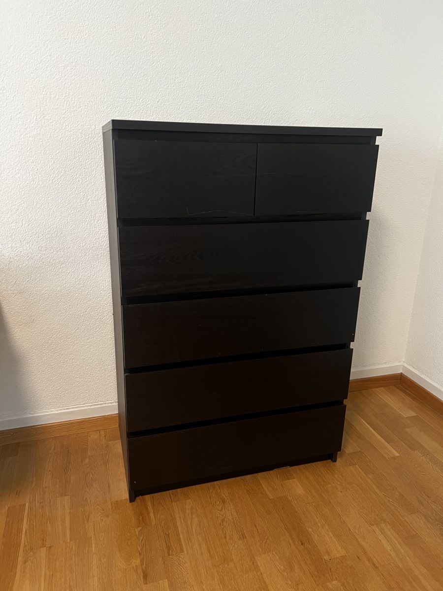 Kommoden: IKEA MALM Kommode dunkelbraun 6 Schubladen – Gebraucht aus Liebefeld von neuronixe 1