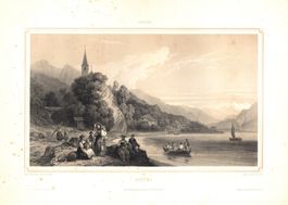 Brienz Tonlithographie von Deroy selten