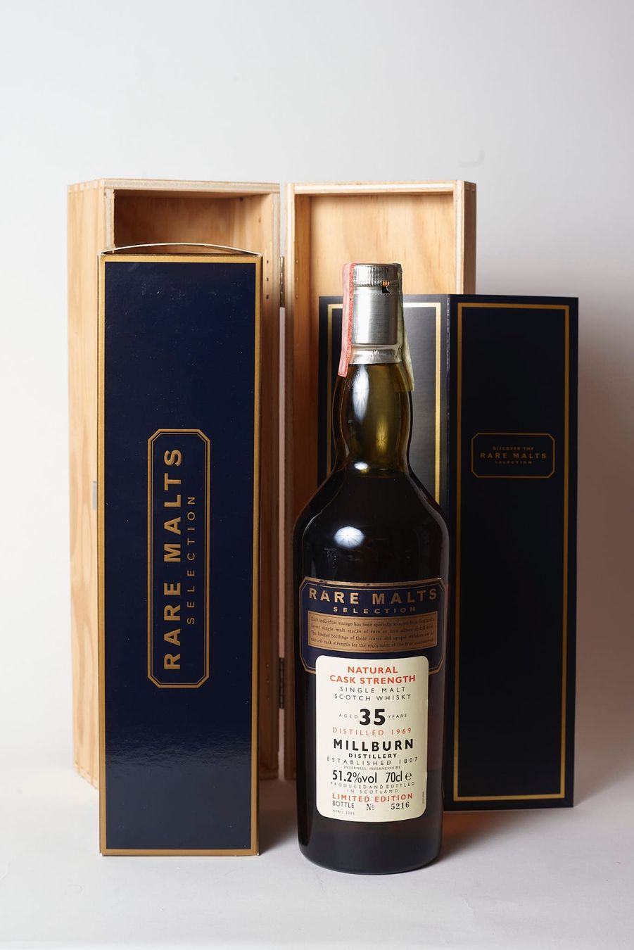 Bevande alcoliche: Rare Malts: Millburn 35 years natural cask strength – Usato da Maur venduto da privat101 2