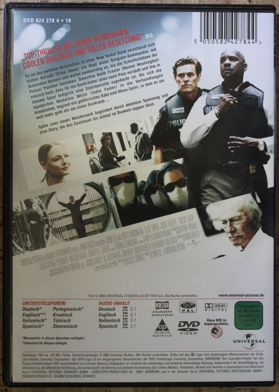 Tutti i DVDs: Inside Man - DVD – Usato da Schwanden GL venduto da Afredolino 1