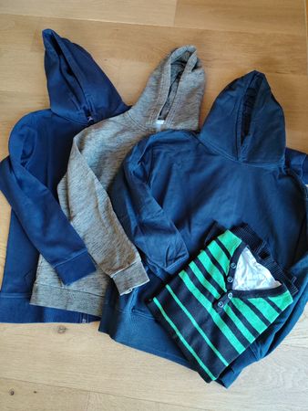 Pulloverset, Jäckli, Hoodie, Sweatshirt 146 152