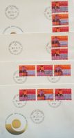 Z52 und Z53, zusammenhängen im 3-Streifen FDC Kt. 100.-++