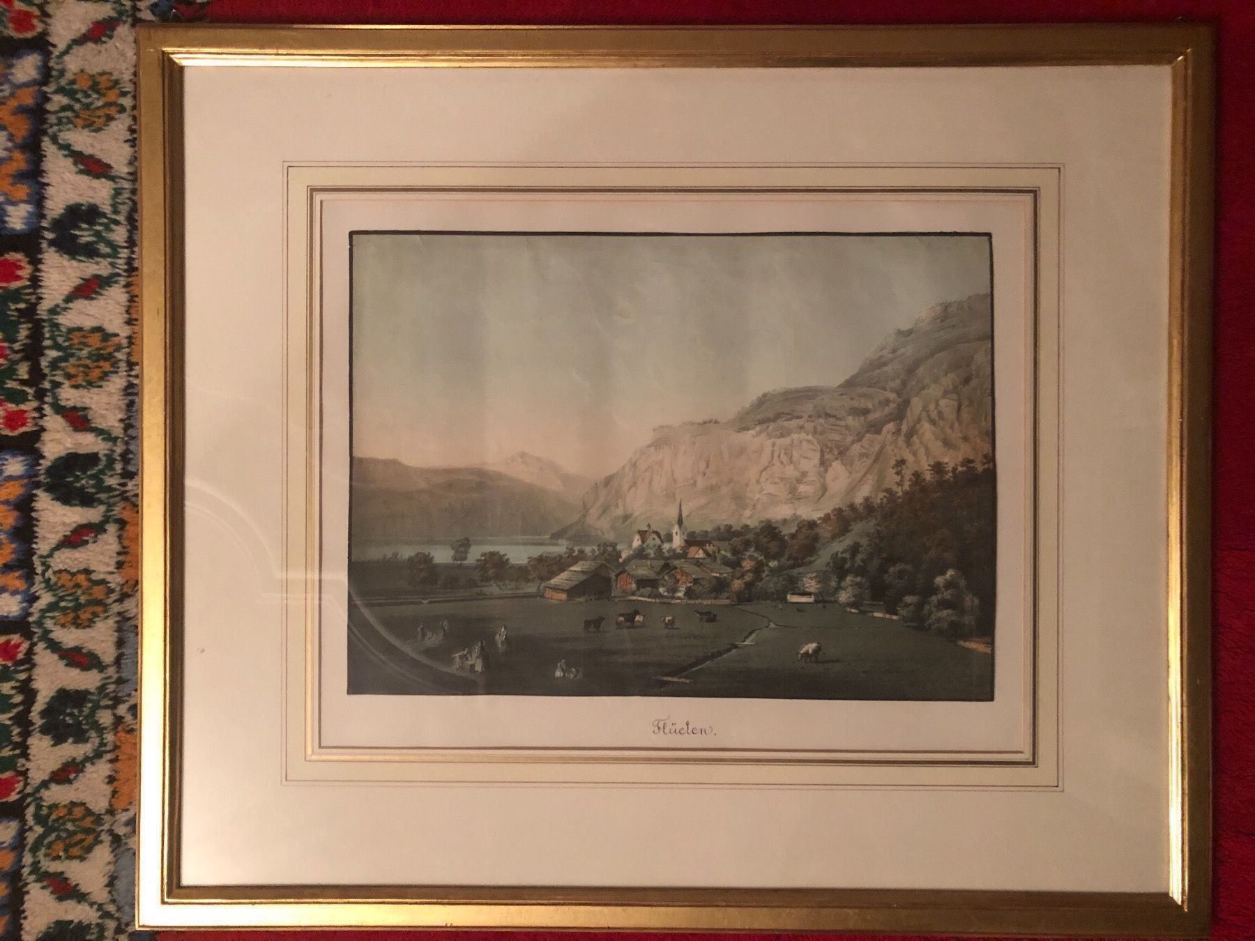 Arts picturaux & lithographies: Lithographie von EUGENE CICERI, um 1850! – D'occasion à Wald ZH par mlnt 6