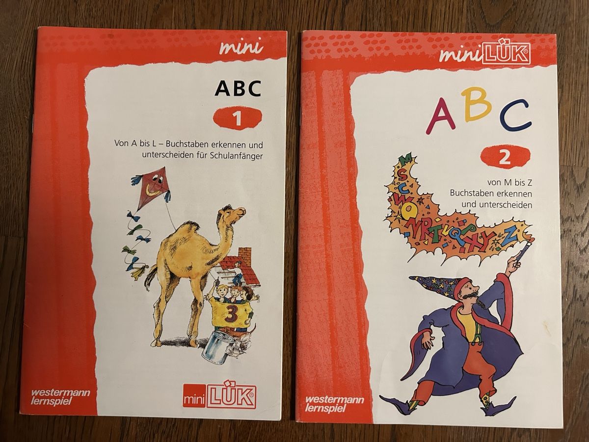 Giochi: Mini LÜK Hefte ABC 1+2, Buchstaben lernen, Top – Usato da Wolhusen venduto da eve_m6cg