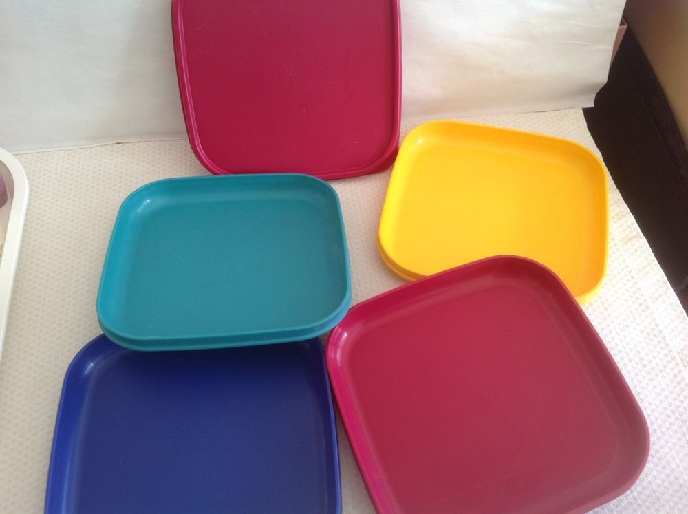 Boîte Ovale Tupperware 1,2L – Jaune/Blanc – Idéale Céréales, Fruits Secs – Jamais Servie