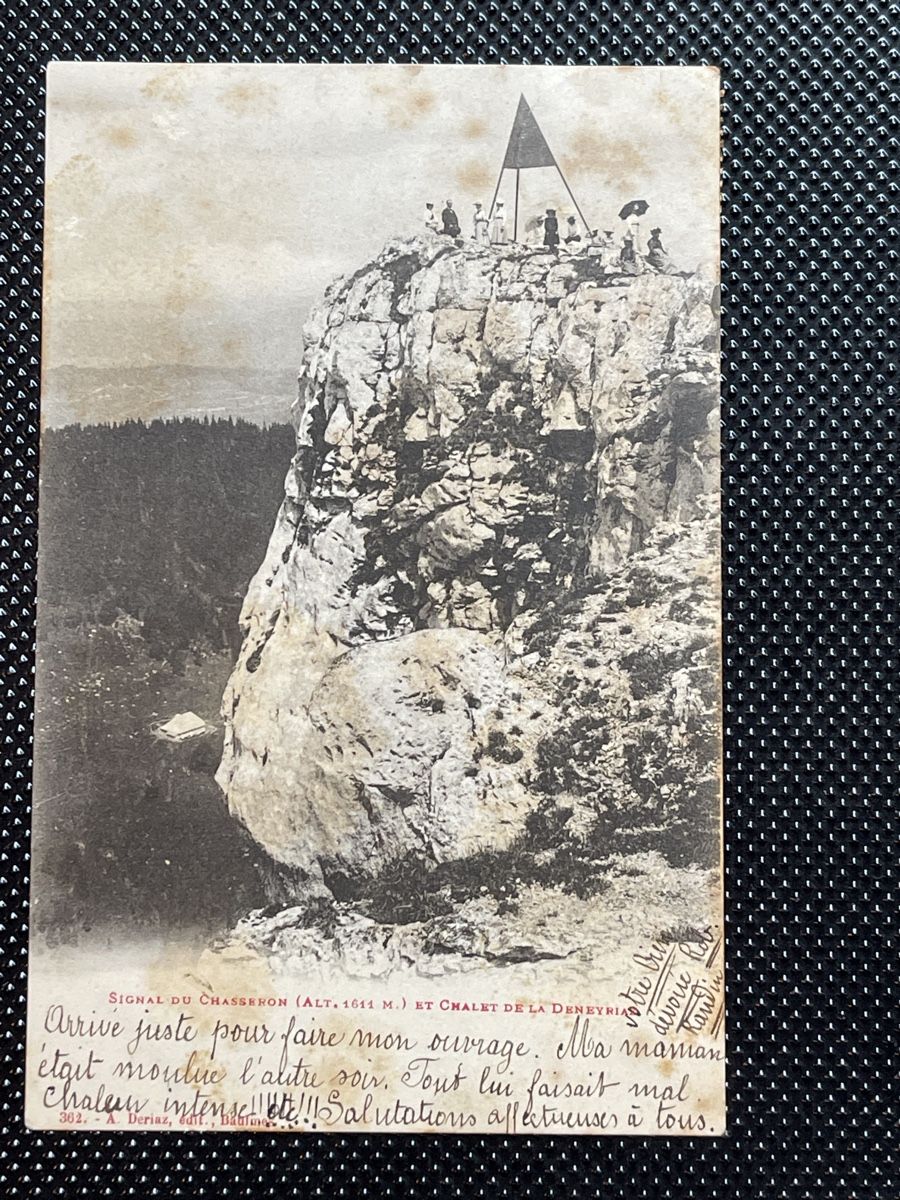 Cartoline postali: Signal du Chasseron VD, 1913 – Usato da Strengelbach venduto da Aschatan5