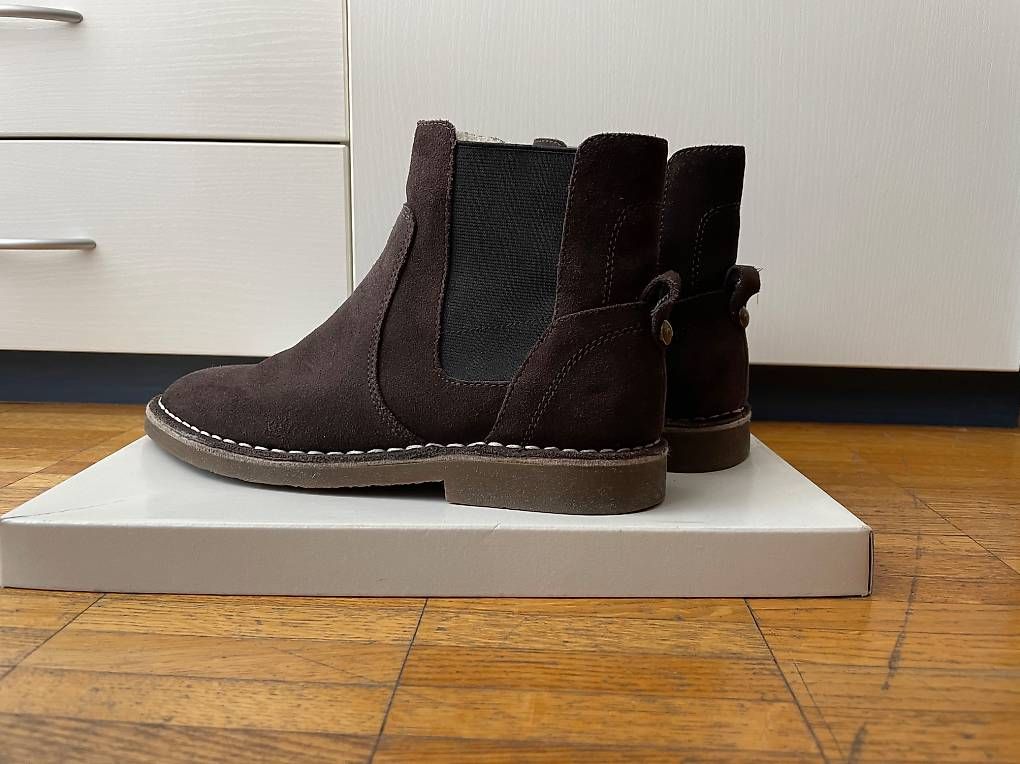 Scarpe da donna: Bottines chaudes brunes en daim Esprit taille 40 – Usato da Ecublens VD venduto da r0c_872m 3