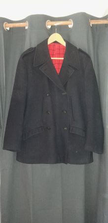 Caban laine L vintage
