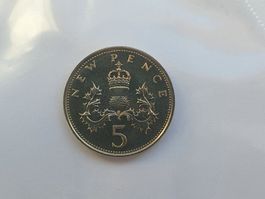 5 Pence 1971 PP