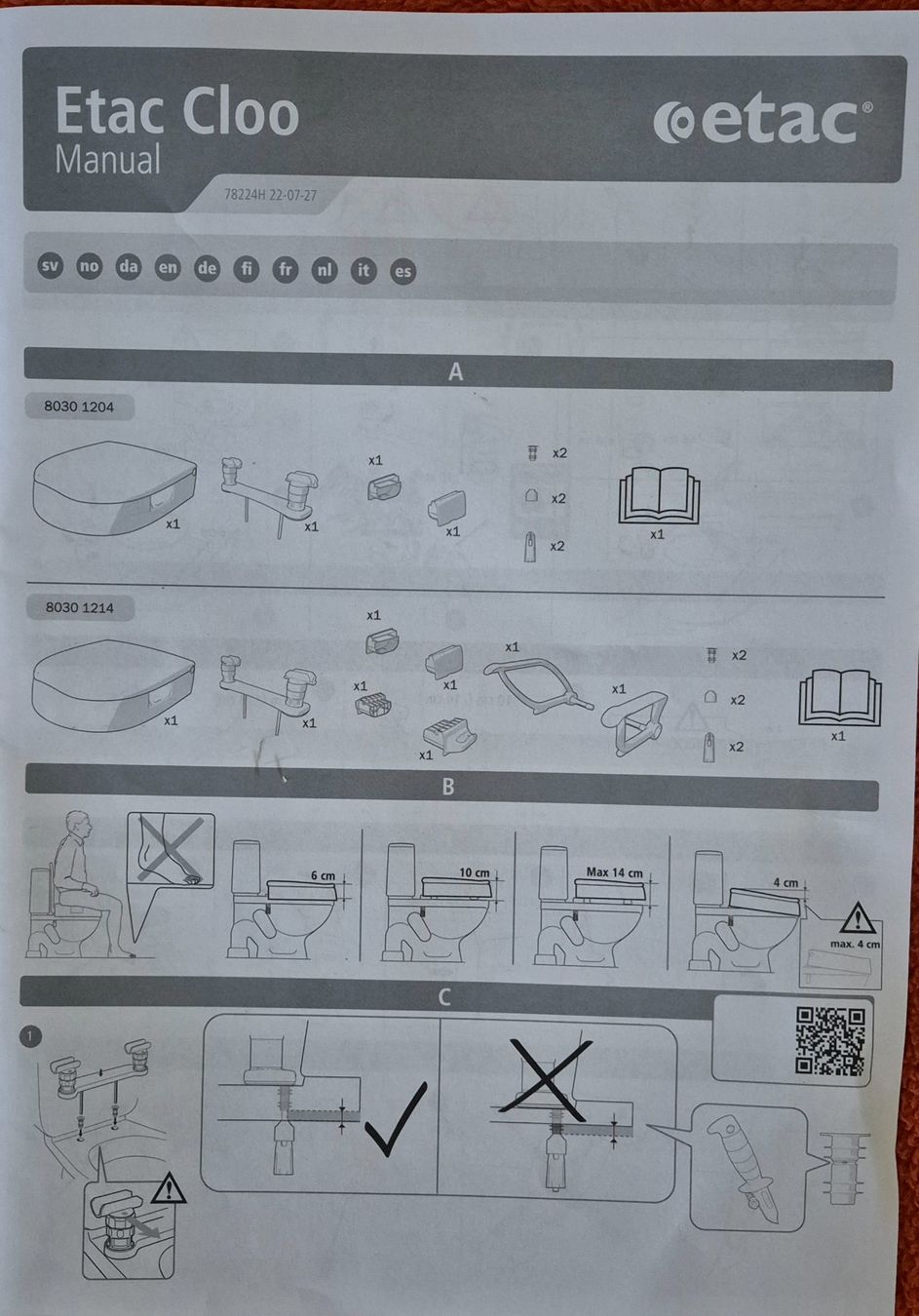 WC: Rehausse de toilette CLOO – Usato da bernex venduto da evagabor 2