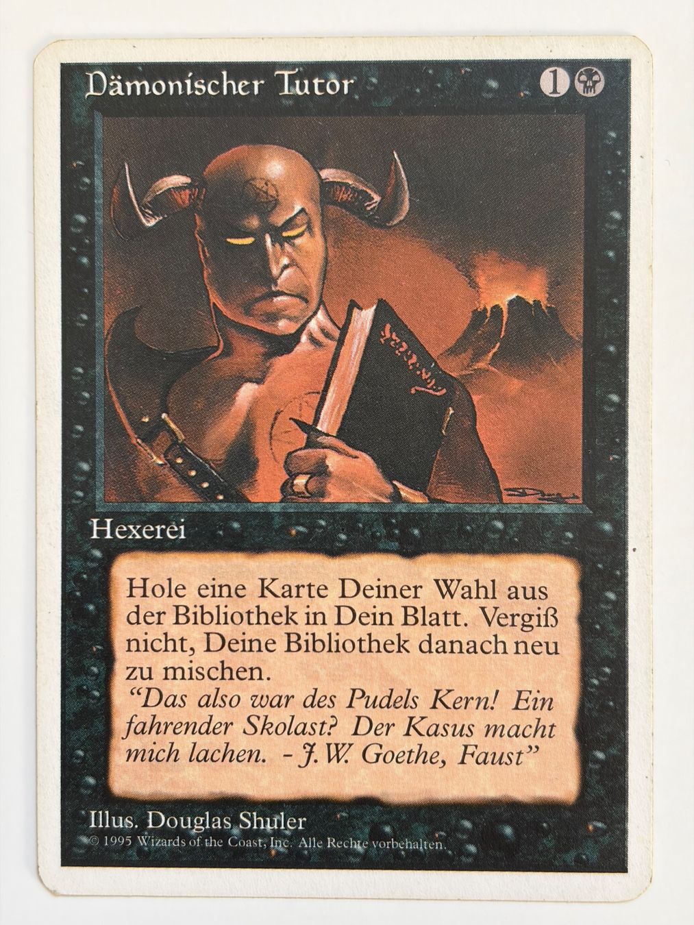 Magic The Gathering Carte collezionabili: Dämonischer Tutor - FWB – Usato da Bonstetten venduto da ddiederichs