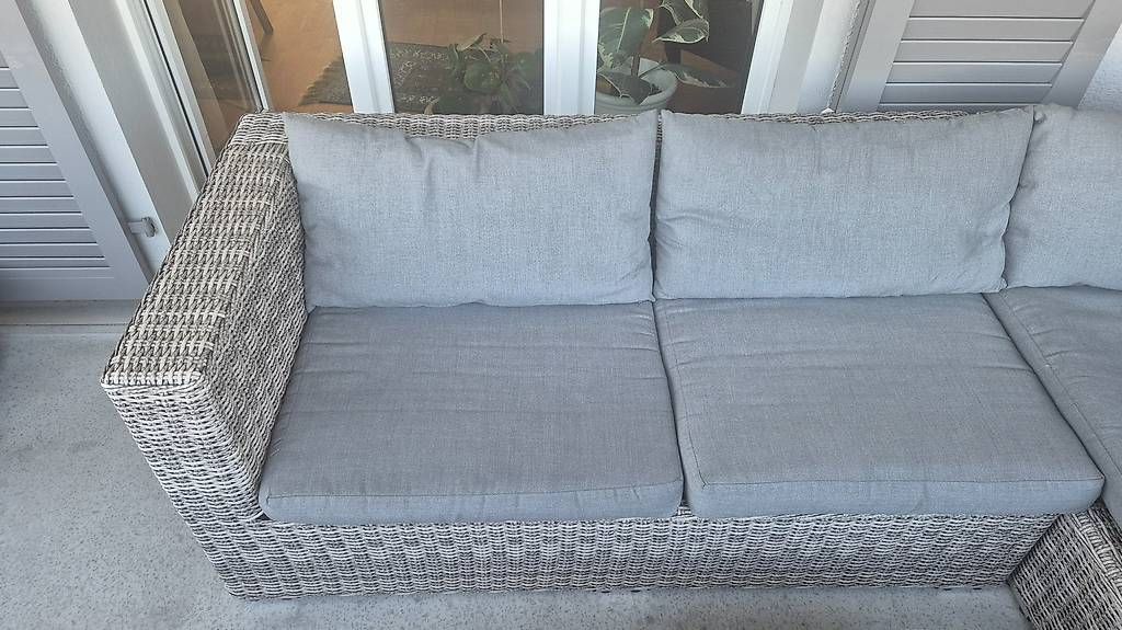 Sofas: Rattanlounge – D'occasion à Oberengstringen par moserpa6 1