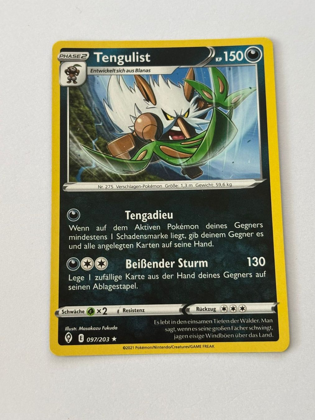 Pokémon Carte collezionabili: Tengulist 097/203 – Usato da Herisau venduto da Seyashop_2