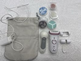 Épilateur Braun Silk-épil 9 ensemble complet bon état