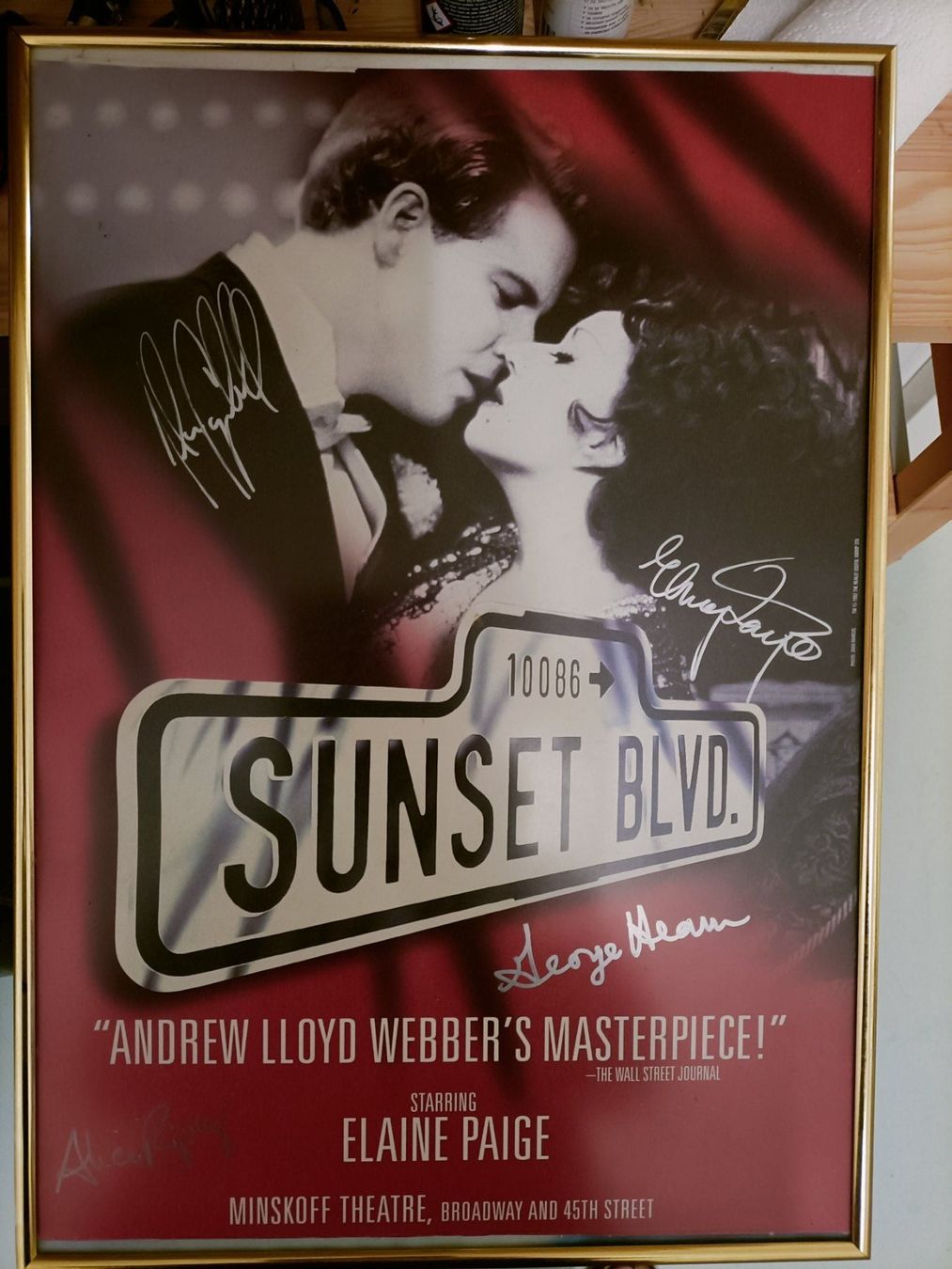 Autografi: Autogramm -Sunset Boulevard Aids Gala – Nuovo (secondo la descrizione) da Ossingen venduto da Orelius