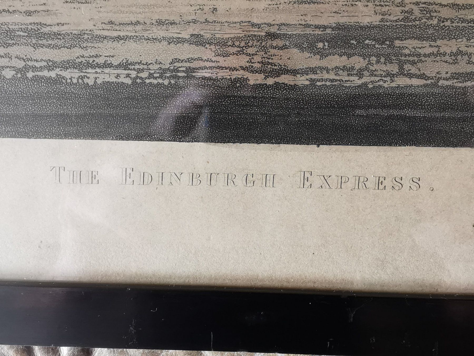 Cornici: Antikes Bild "The Edinburgh Express" – Usato da Dübendorf venduto da aschiduebendorf 2