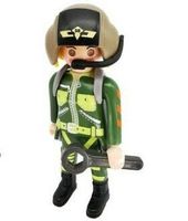 PLAYMOBIL FI?URES 70566 SERIE 19 girls 09 PILOT WITH PARACHU
