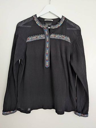 Bluse Scotch & Soda, schwarz, Gr.S, wie neu