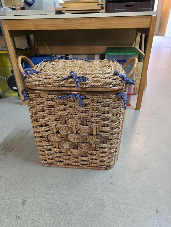 Wschekorb Bambus Wschetruhe Vintage Retro Korb (Gebraucht) in Wittenbach  fr CHF 19  mit Lieferung auf Ricardo kaufen