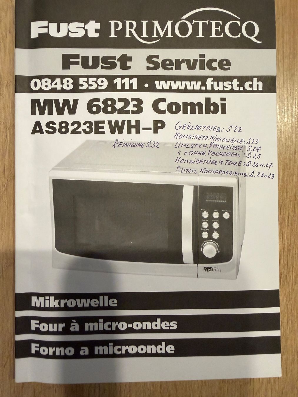 Primotecq Backöfen: Four à micro-ondes Fust Primotecq MW 6823 Combi – Neu und originalverpackt aus Veyrier von ren_5ctl 2