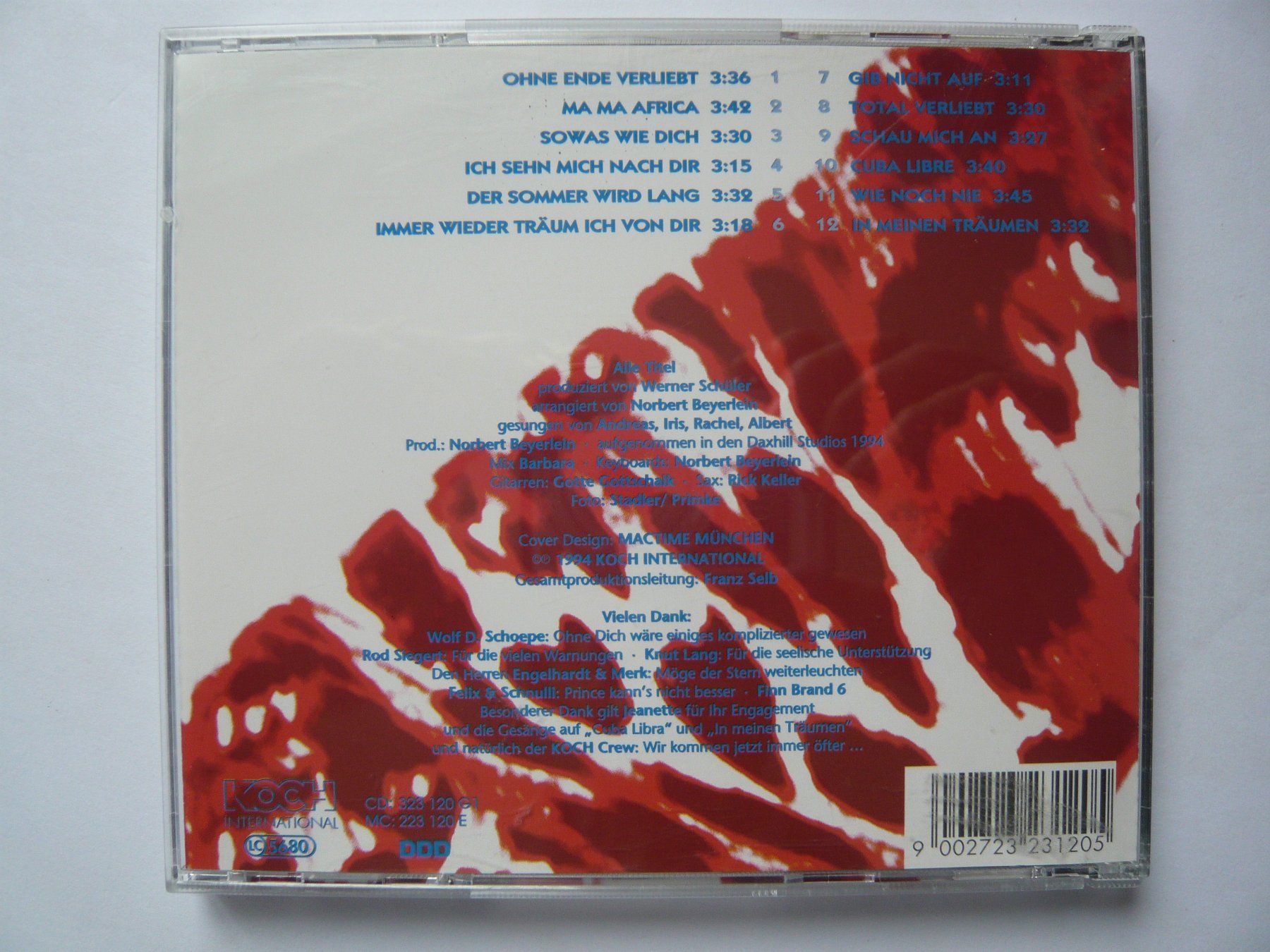CD: WIND TOTAL VERLIEBT – Usato da Winterthur venduto da Cajun 1
