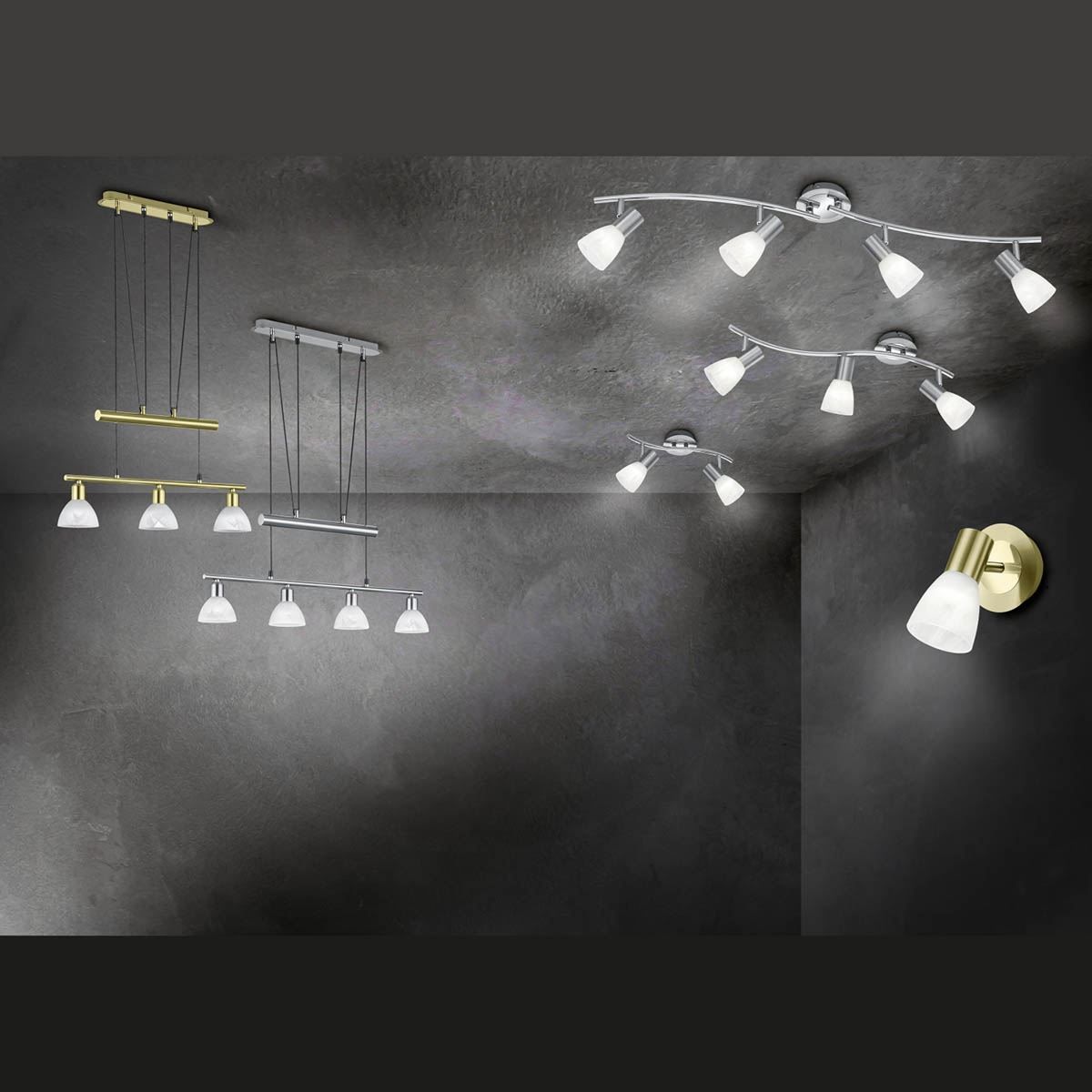 Lampen: Deckenleuchte, 4 Strahler, 1600 Lumen – Neu (gemäss Beschreibung) aus Kreuzlingen von Smart-Light 1