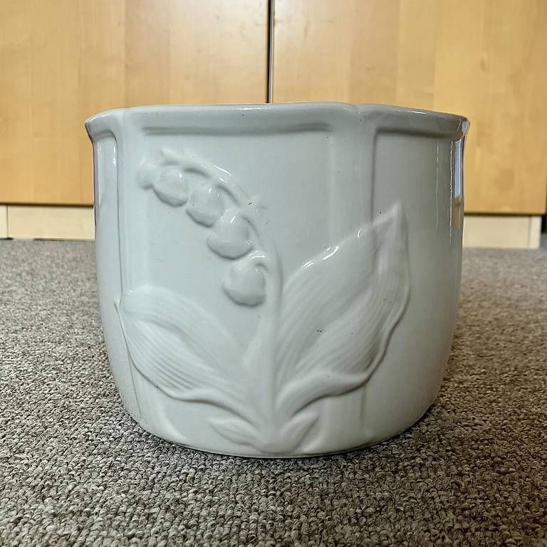 Vasi per fiori: Cache-pot Übertopf floral weiss – Usato da Zürich venduto da pas_y6lb 1
