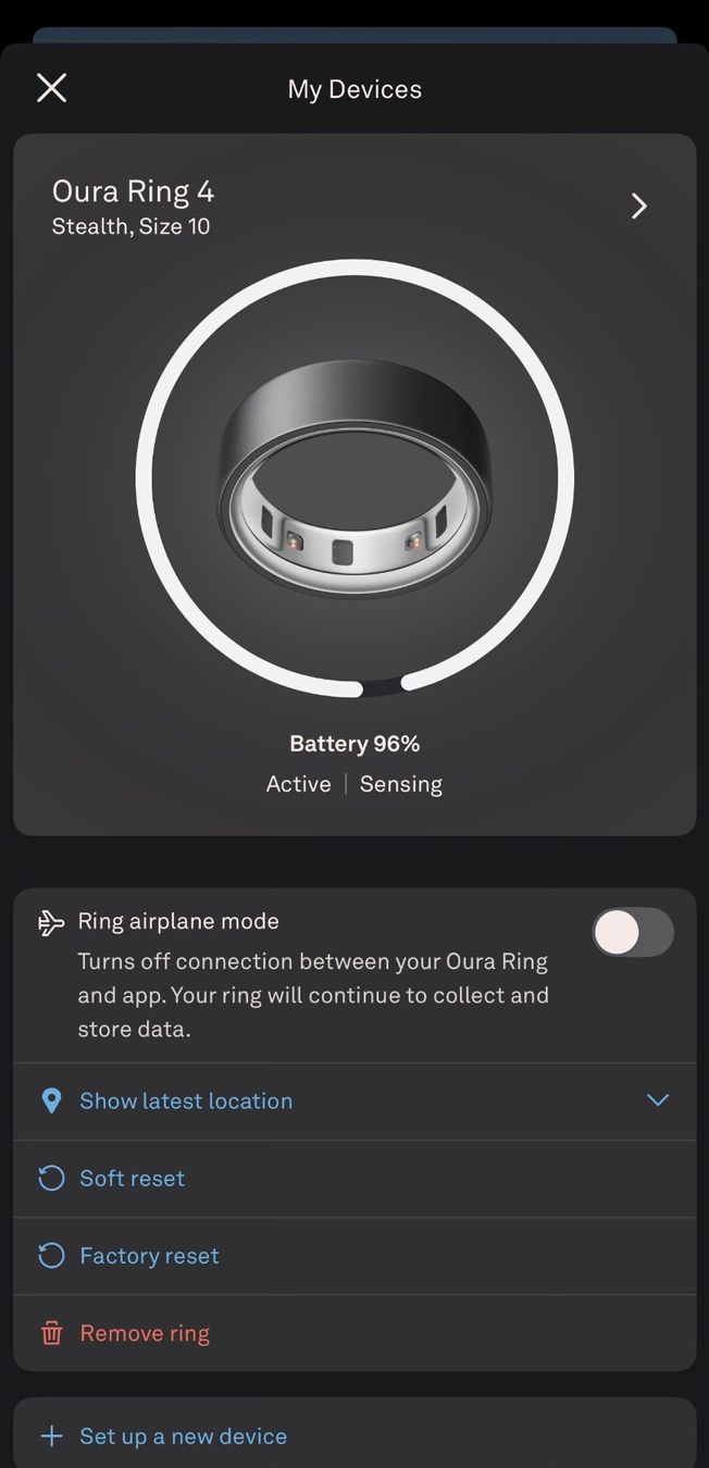 Oura Anelli: Oura Ring 4 Stealth, Grösse 10, inkl. Ladegerät – Difettoso da Zürich venduto da vh.8038 5