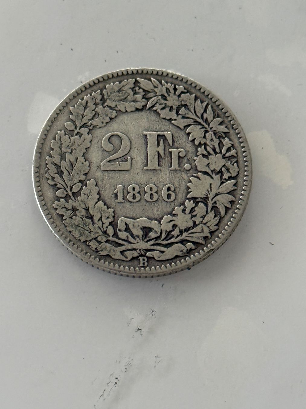 Tutti le monete: 2 Franken 1886  Rar – Usato da Wallisellen venduto da SWISS_SILVER1