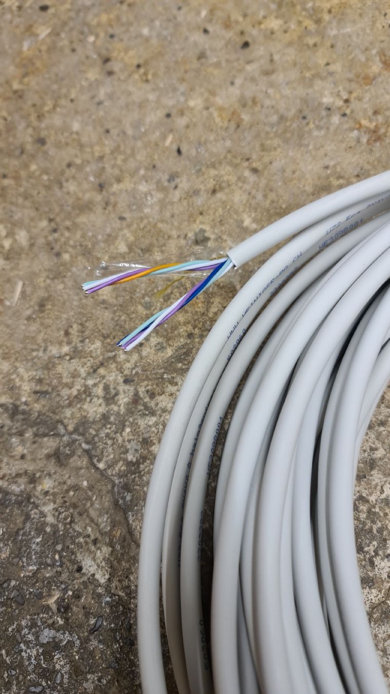 Cavi: Kabel U72 2x4x0.8 halogenfrei 25Meter – Nuovo (secondo la descrizione) da Neunkirch venduto da MaElekt 1