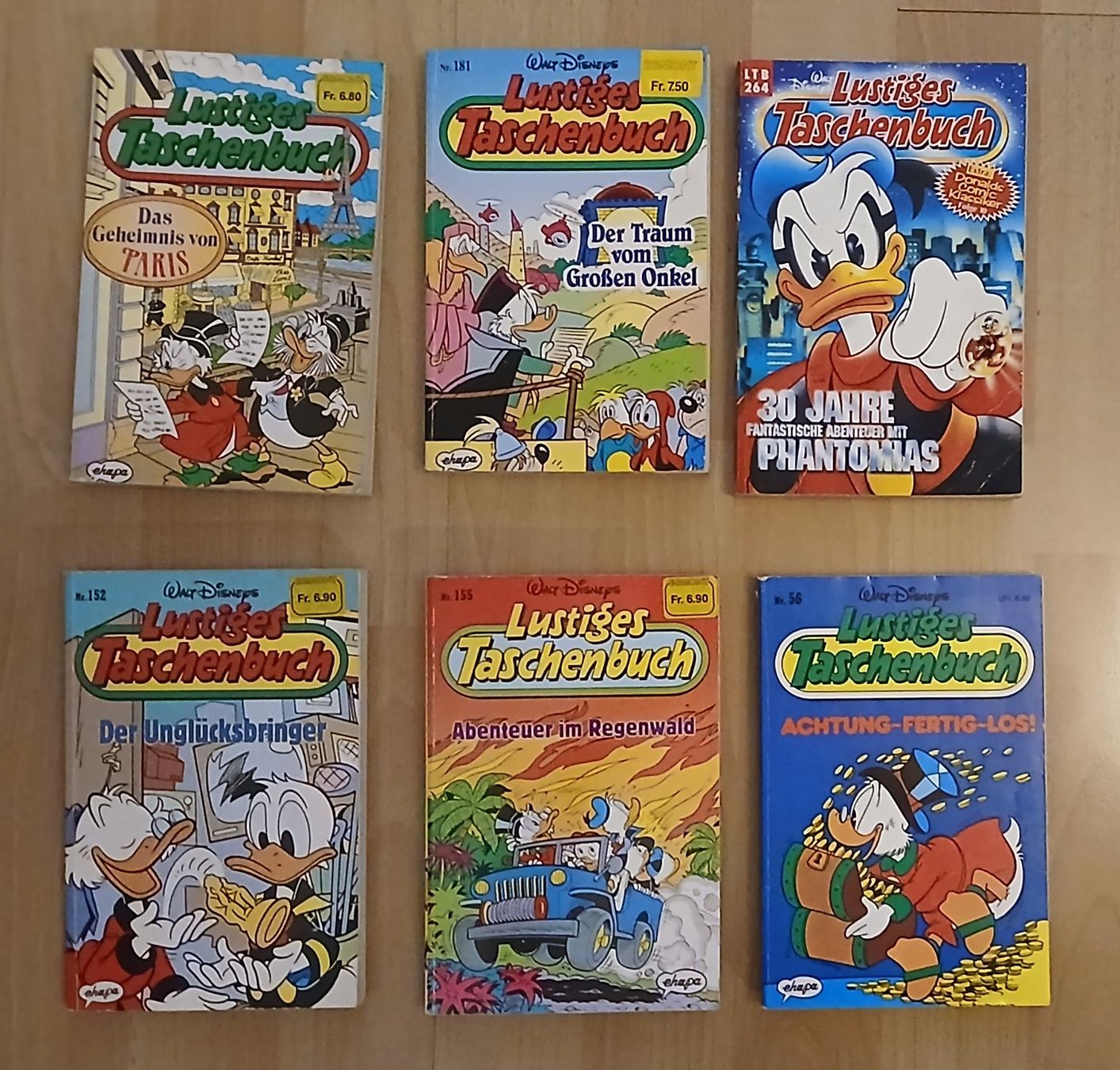 Fumetti: LTB - Lustiges Taschenbuch (6x) – Usato da Ueberstorf venduto da tibolini