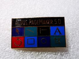 Ansteckpin 61: Aldus Pagemaker 5.0