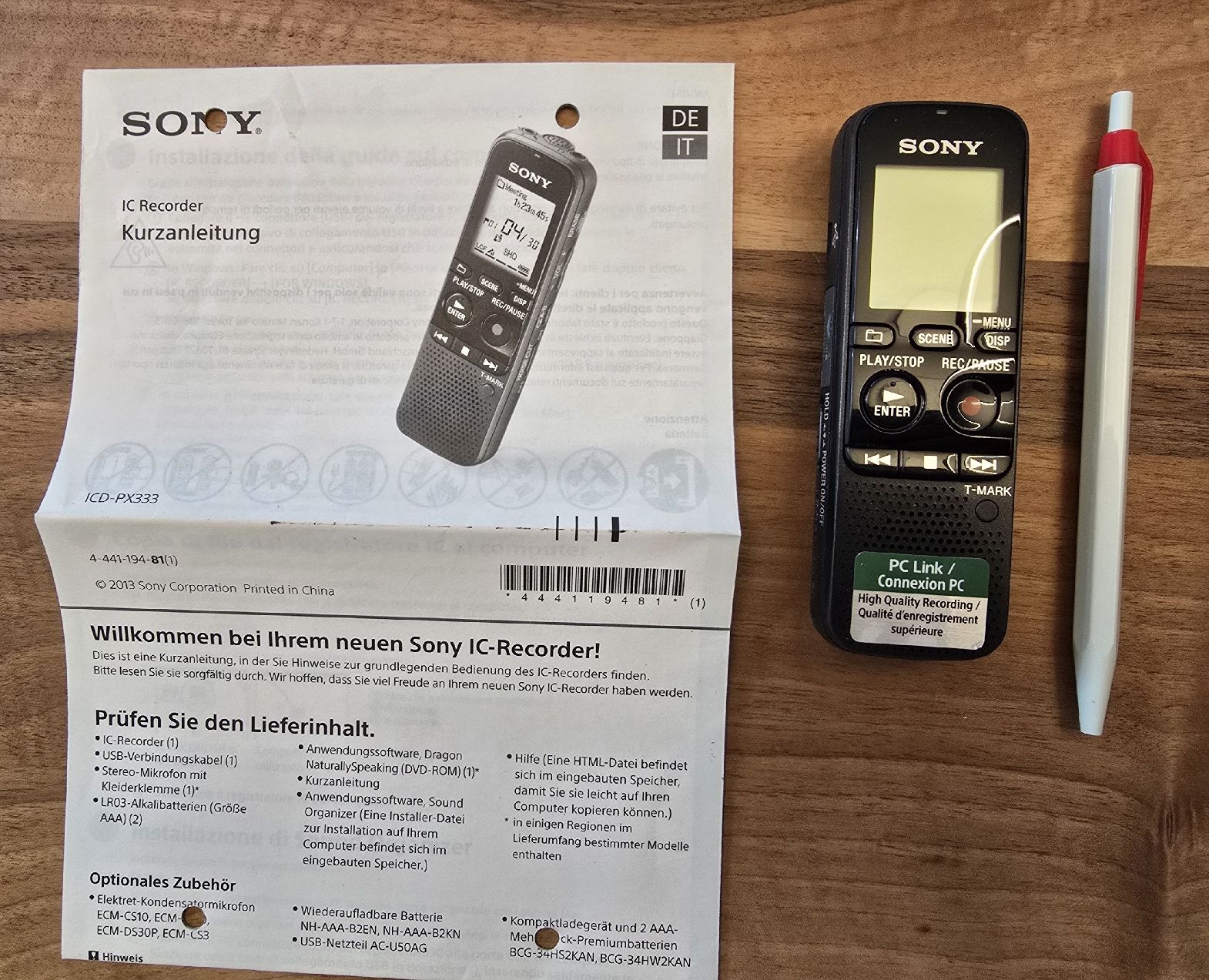 Sony Aufnahmegeräte: Sony IC Recorder – Gebraucht aus Baar von CorinnaFe 3