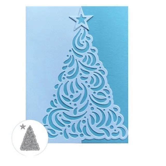 Pochoirs: WEIHNACHTSBAUM 3 STANZSCHABLONE – Neuf avec emballage d'origine à Affoltern am Albis par scrapbooking 3